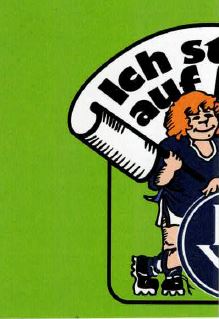 Sticker: "Ich steh auf BSV" links