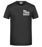 T-Shirt "Stadionmensch - schwarz"