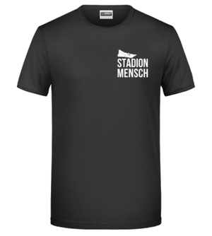 T-Shirt "Stadionmensch - schwarz"
