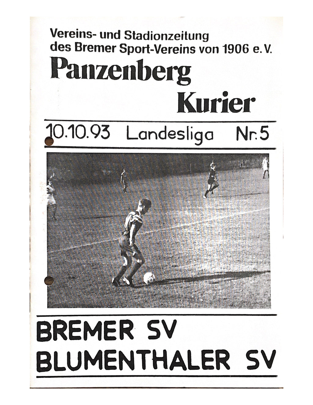 PK BSV - Blumenthaler SV 10.10.1993