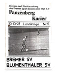 PK BSV - Blumenthaler SV 10.10.1993
