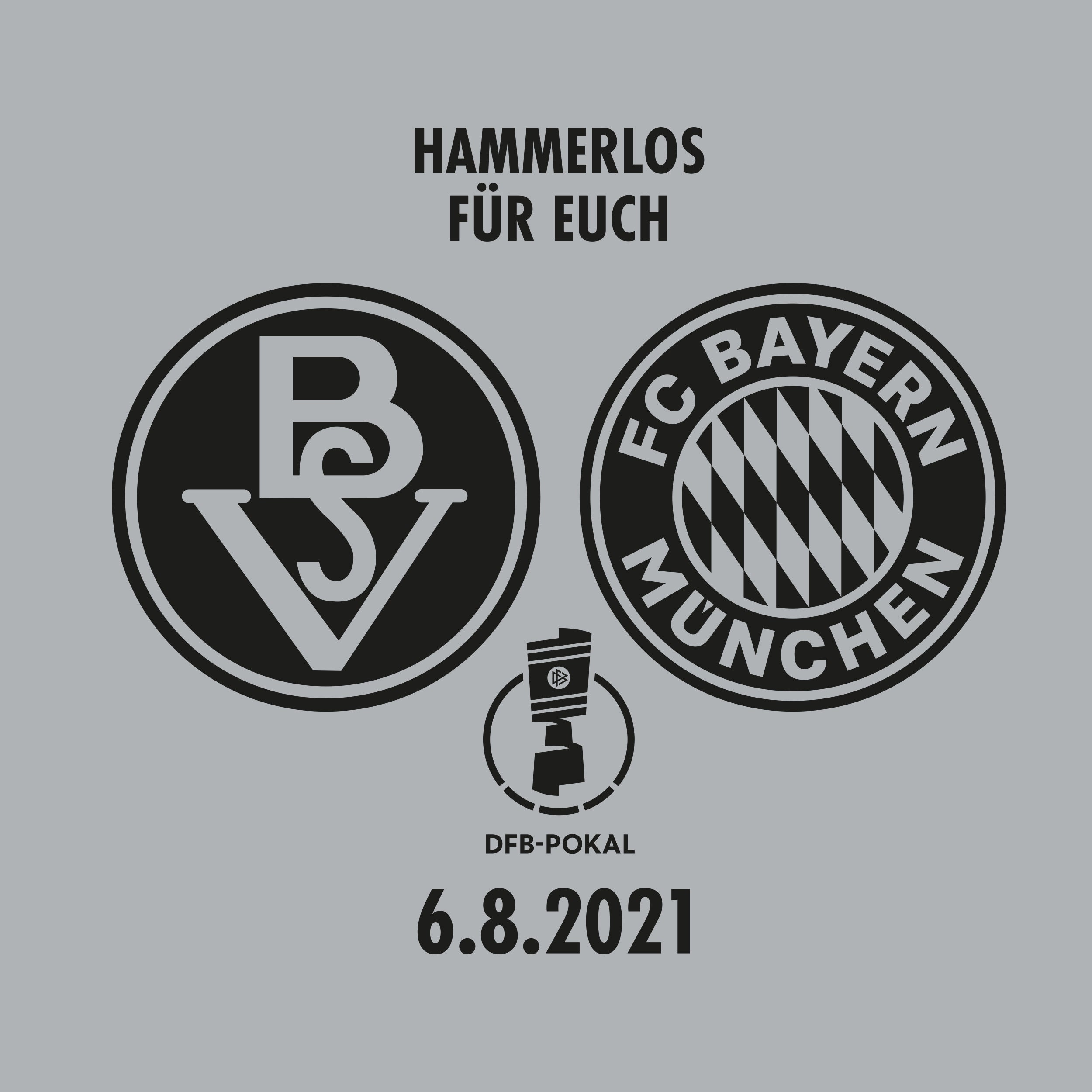 DFB-Pokal Shirt "HAMMERLOS FÜR EUCH"