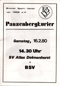 PK BSV - Atlas Delmenhorst 16.02.1980