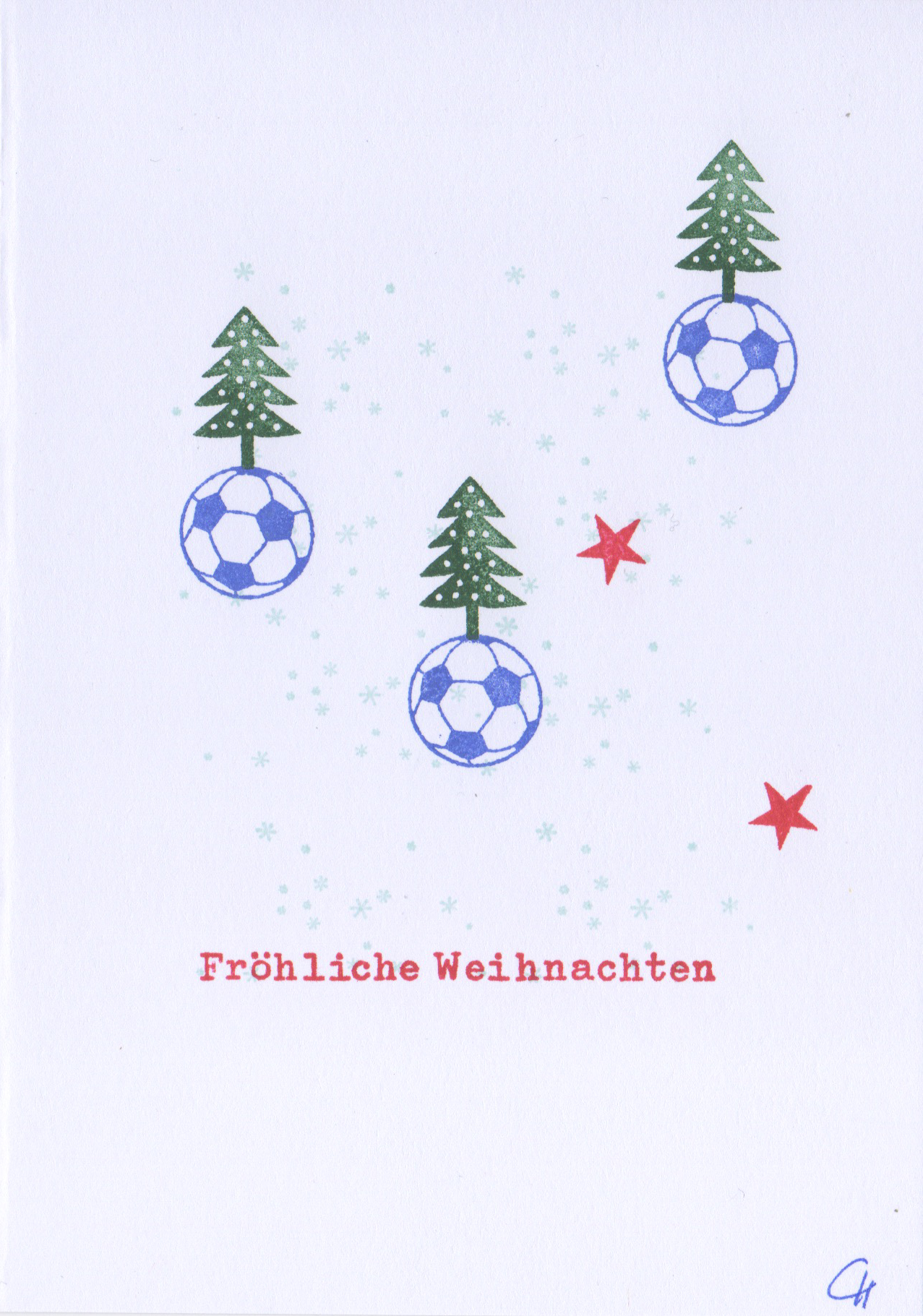 BSV Weihnachtskarte "Tannenbaum"